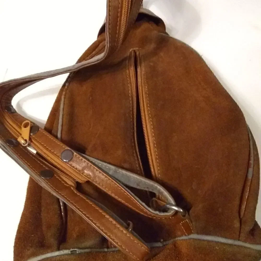 Vintage Celebrities brushed leather bag